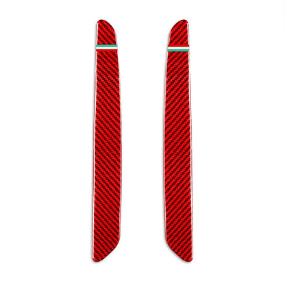 Red Door Sill Scuff Guard Plate Cover for Alfa Romeo Giulia (2015-2019)
