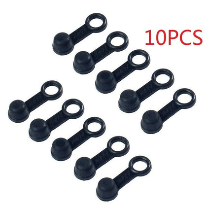 Brake Bleed Nipple Screw Dust Cap Cover Rubber 10pcs for Motorcycle Motorbike