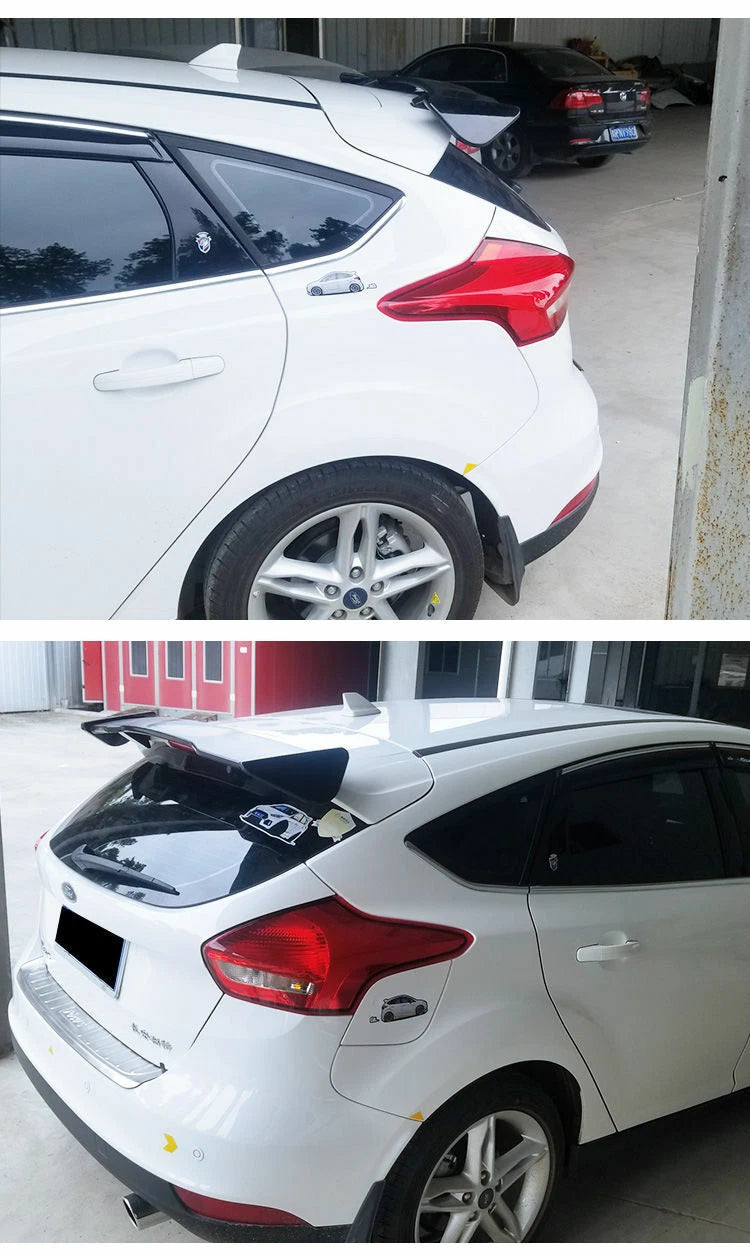 ABS Rear Spoiler Wing for 2011-2018 Ford Focus Hatchback Unpainted