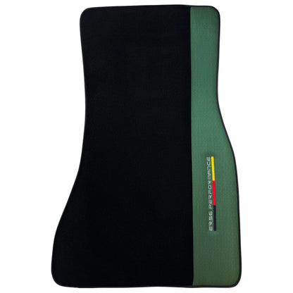 AutoWin Floor Mats for Rolls Royce Ghost Series I (2010-2024) Green Leather