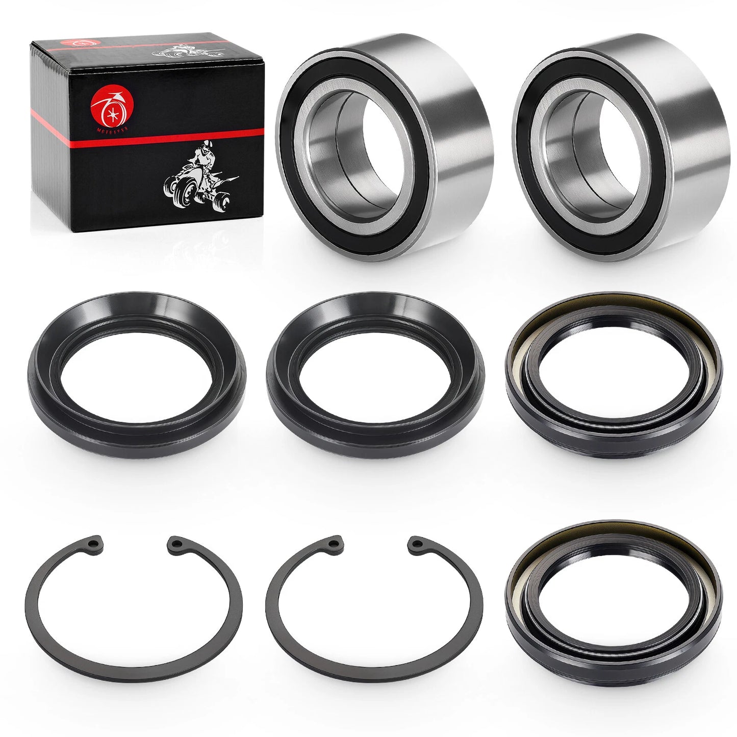 Rear Wheel Bearings & Seals Kit for Honda Rincon 650 TRX650 (2003-2005)