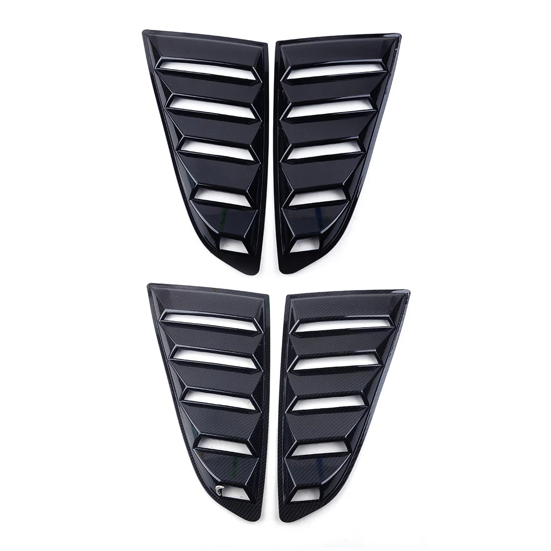 Quarter Side Window Air Vents Scoop Covers for Ford Mustang (2015-2017)