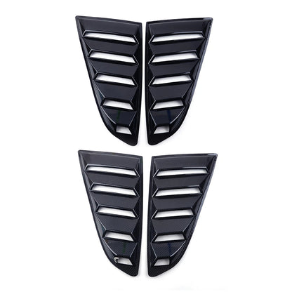 Quarter Side Window Air Vents Scoop Covers for Ford Mustang (2015-2017)