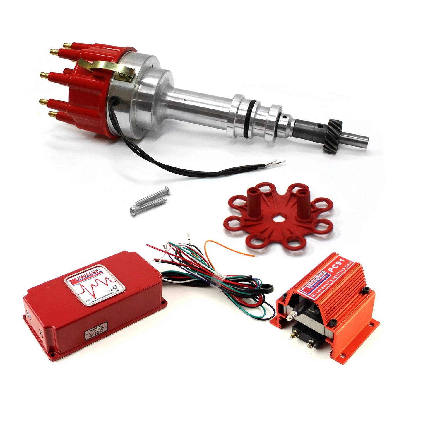 Pro Billet Distributor & Coil Kit for Ford 351C Cleveland (1970-1982)