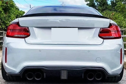 Glossy Black Rear P Style Spoiler Wing for BMW 2 Series F22 F87 (2014-2019)