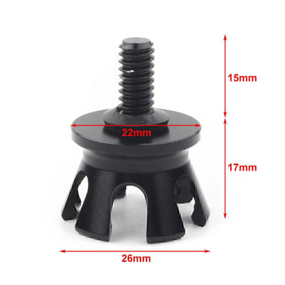 Rear Seat Bolt Tab Screw Mount Aluminum for Harley Imperial Crown (96-Current)