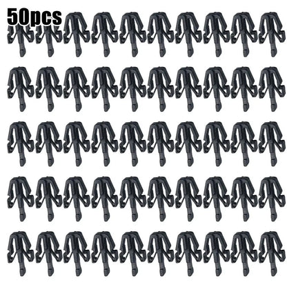50Pcs Nylon Grille Clips for Honda, Mitsubishi, Toyota, Mazda (Various Years)