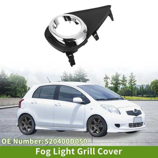 1 Pc Front Left Fog Light Grill for Toyota Yaris (2015–2017)
