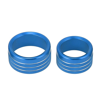 5x Blue Car AC Radio Switch Knob Cover for Dodge Ram 1500 (2018-2020)