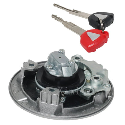Fuel Gas Tank Cap Cover Keys for Kawasaki ZX-6R Ninja (2019-2022)