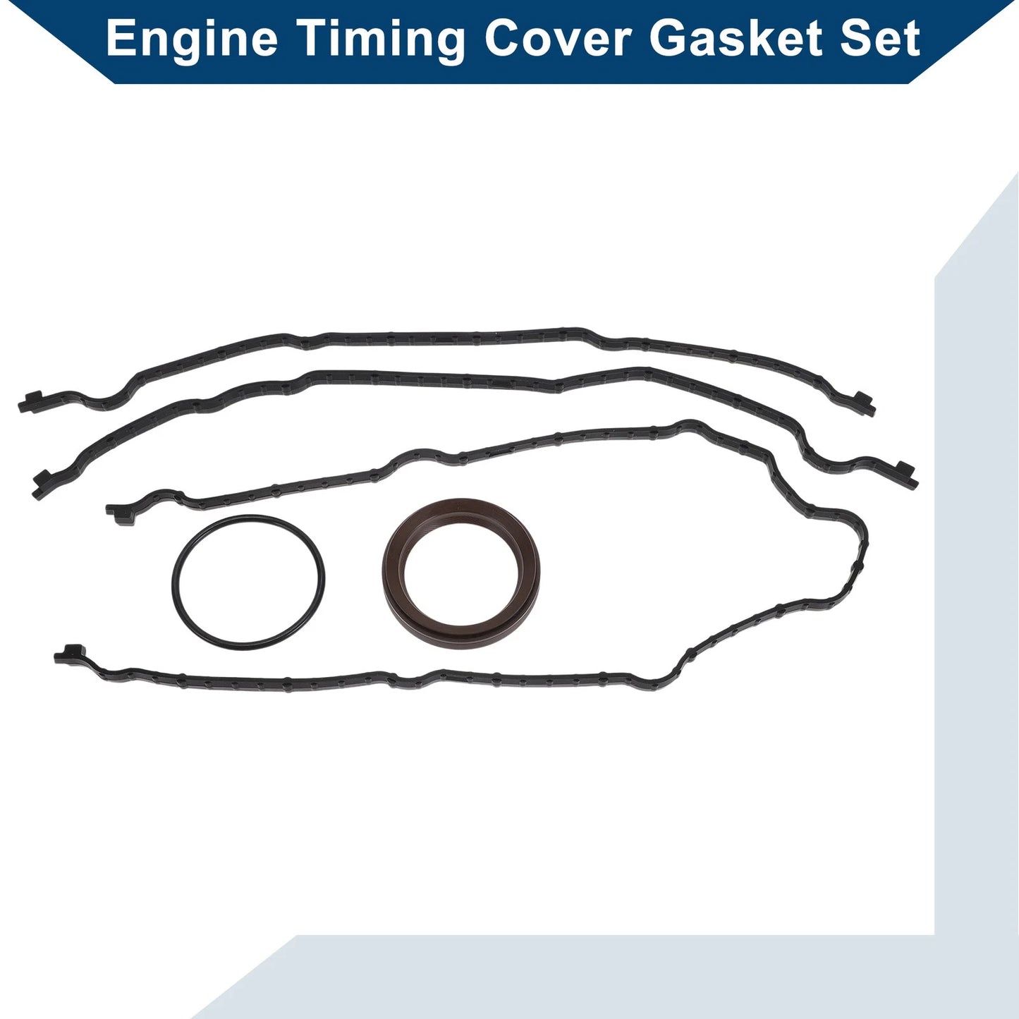 Engine Timing Cover Gasket Set for Ford Mustang (2011-2019)