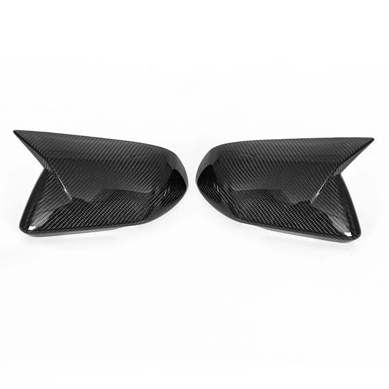 Carbon Fiber Side Mirror Cap Covers for 2015-2023 Ford Mustang (2 x)