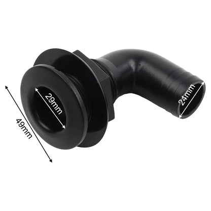Nylon 90° Elbow for Boat Drainage Bilge Pumps