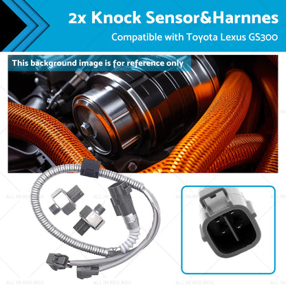 Knock Sensors & Harness for Toyota Lexus GS300 3.0L 4Runner (1998-2005)