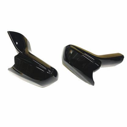 2 x Black Rear Mirror Covers for Chevrolet Camaro SS RS ZL1 LT (2016-2024)