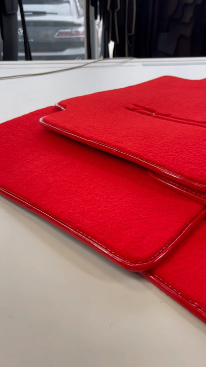 Tailored Carpet Floor Mats for Alfa Romeo Mito (2017-2021) - 2 x Red
