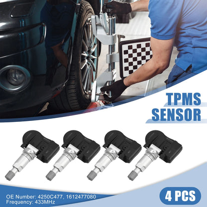 4 x Tire Pressure Monitoring Sensors TPMS 433MHz for Mitsubishi