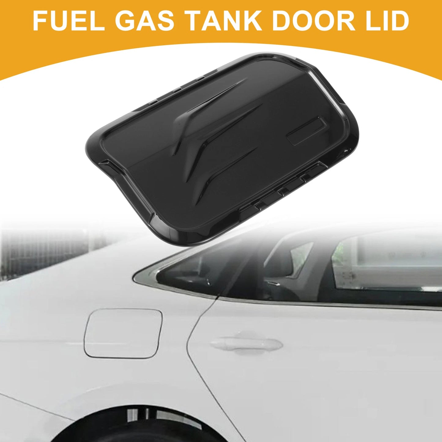 Fuel Tank Door Cap for Toyota Prado (2024-2025) Black Gas Lid