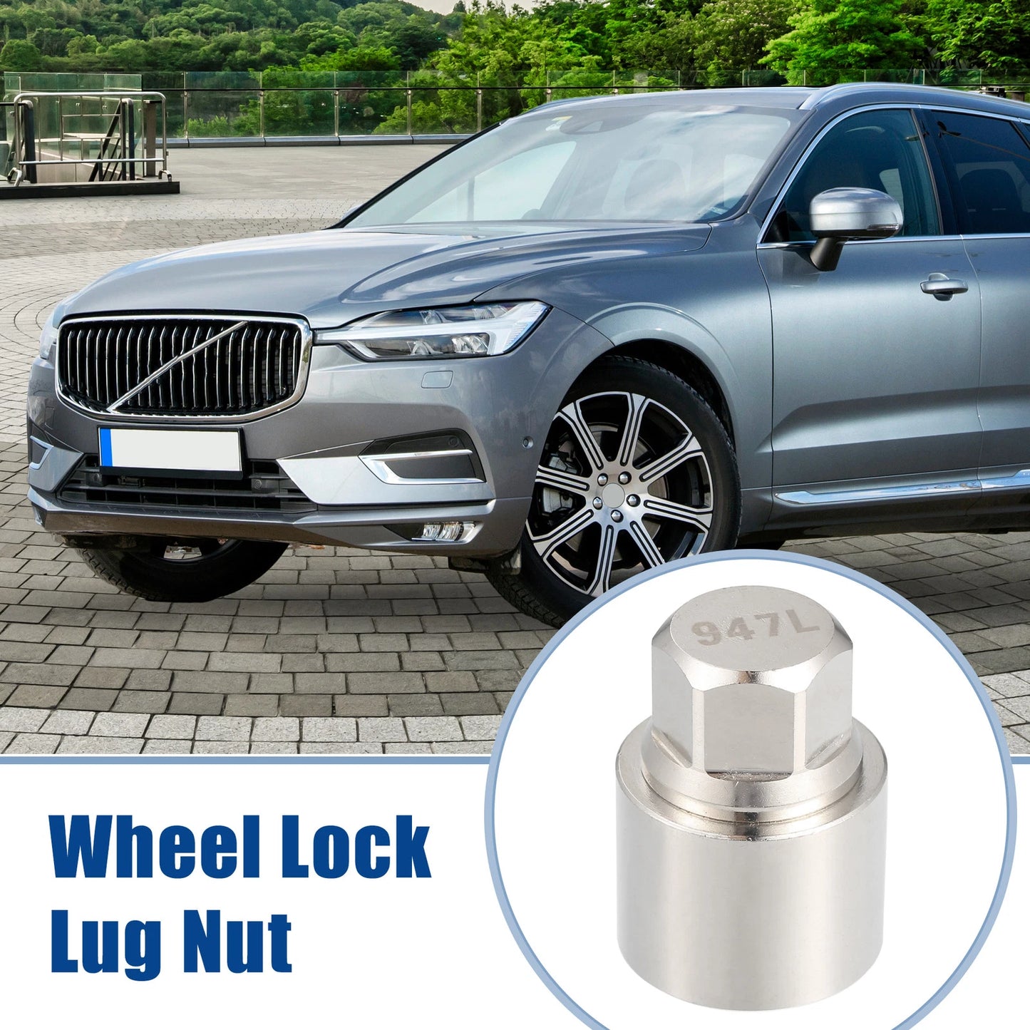 Wheel Lock Lug Nut Anti Theft Socket Key for Volvo