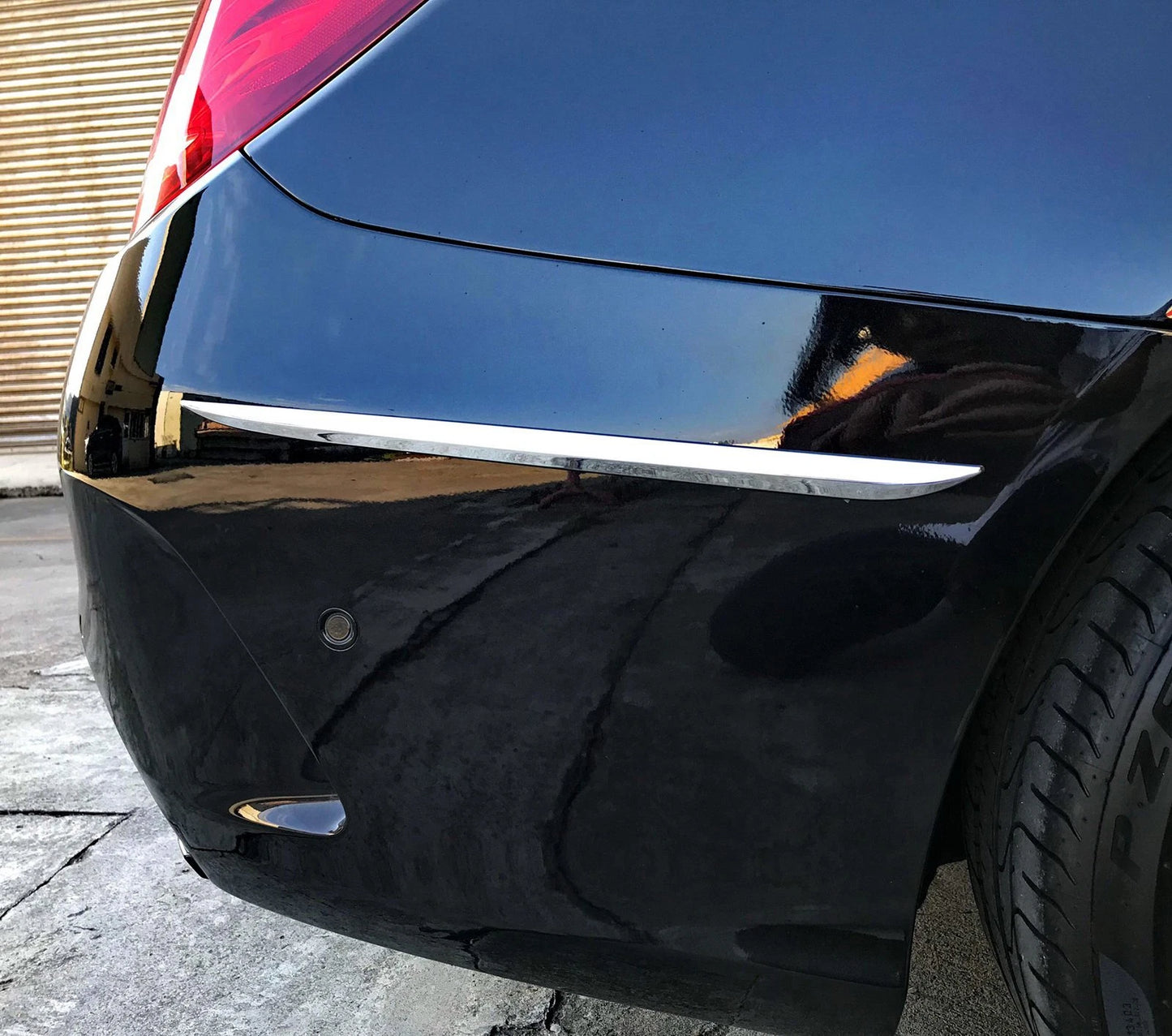 Rear Bumper Rim Moulding Strip Cover for Mercedes Benz C-Class (2015-2021)