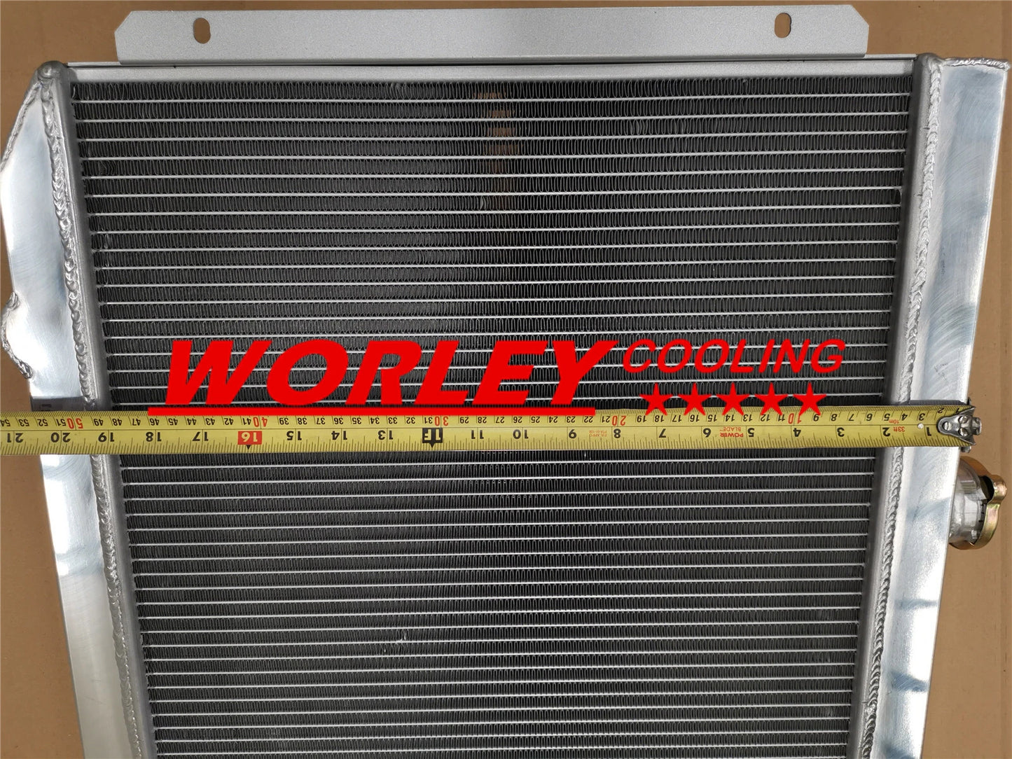 3 Core Aluminum Radiator for Ford GT HO GS XR-XT 289 302 V8 & XR XT (1966-1972)