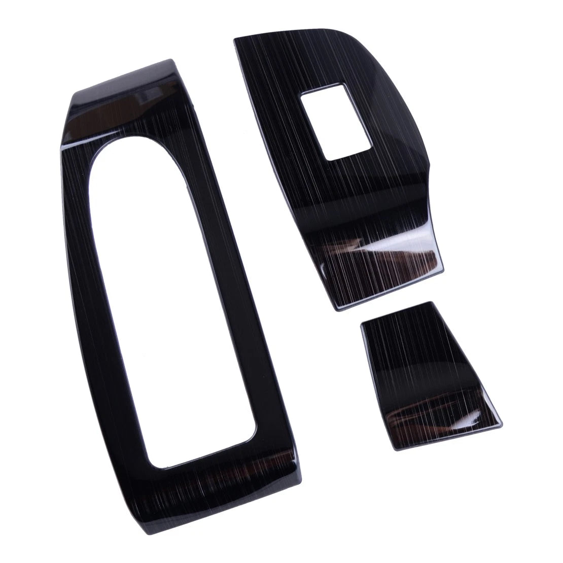 7PCS Black Ti Window Lift Switch Panel Trim for Mazda 3 (2019-2020)