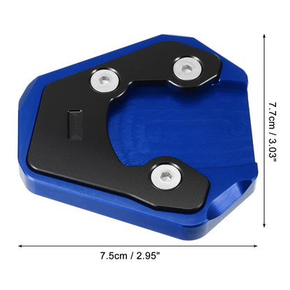 Motorcycle Kickstand Plate Pad for Suzuki GSXS 750 (2017-2022) Black Blue