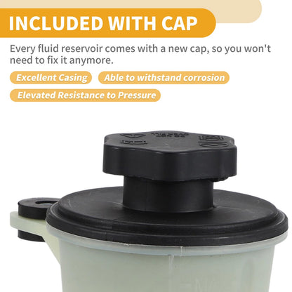 Power Steering Reservoir for Ford Edge (2007-2014) Plastic 1 Pc