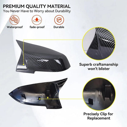 Rearview Side Mirror Covers for BMW F10 F11 F18 F06 F12 F13 F01 F02 (2010-2017)
