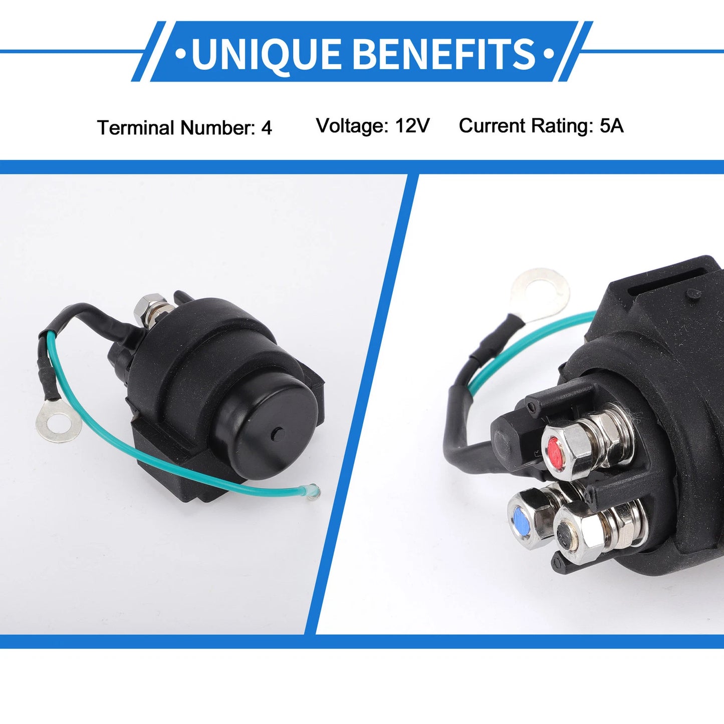 Power Trim Tilt Relay for Suzuki 35-150hp (1988-2001) 12V 5A 4 Terminal