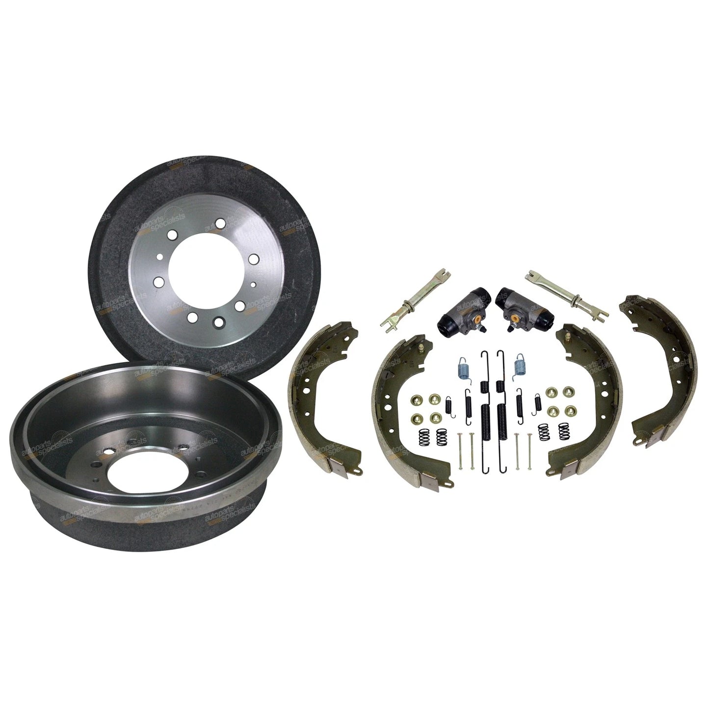 Rear Drums Major Rebuild for Toyota Landcruiser HZJ75 FZJ75 (1990–1999)