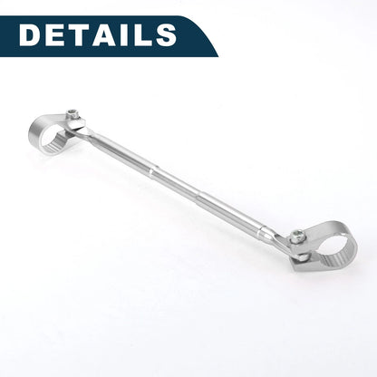 Handle Bracket 1 x Adjustable Handlebars Silver Tone for Motorcycle