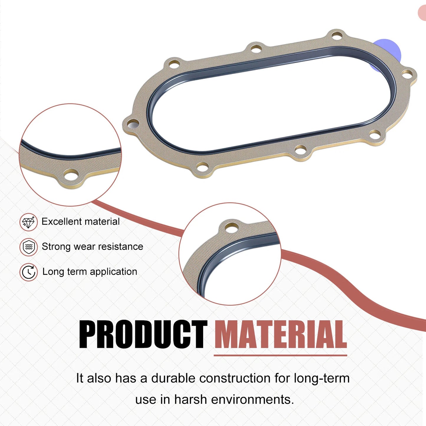 Fuel Pump Seal Gasket w/Bolts for Suzuki TL1000R (1998–2003)