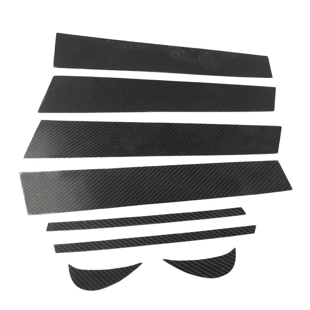 8 Pcs Door Window B Pillar Post Cover Trim for Toyota Camry (2018-2021)
