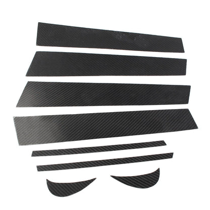8 Pcs Door Window B Pillar Post Cover Trim for Toyota Camry (2018-2021)