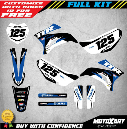 Yamaha TTR 125 Sticker Kit Decals Custom Graphics (2008-2023)