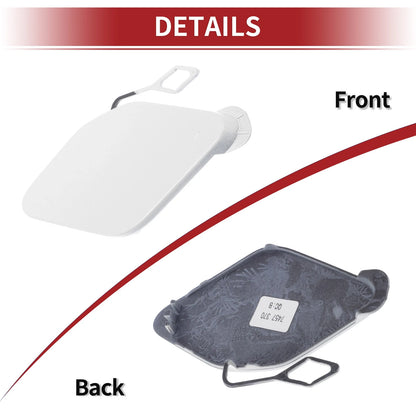 Front Car Bumper Tow Hook Cover for BMW 320i (2016-2018) - White 1 x Cover