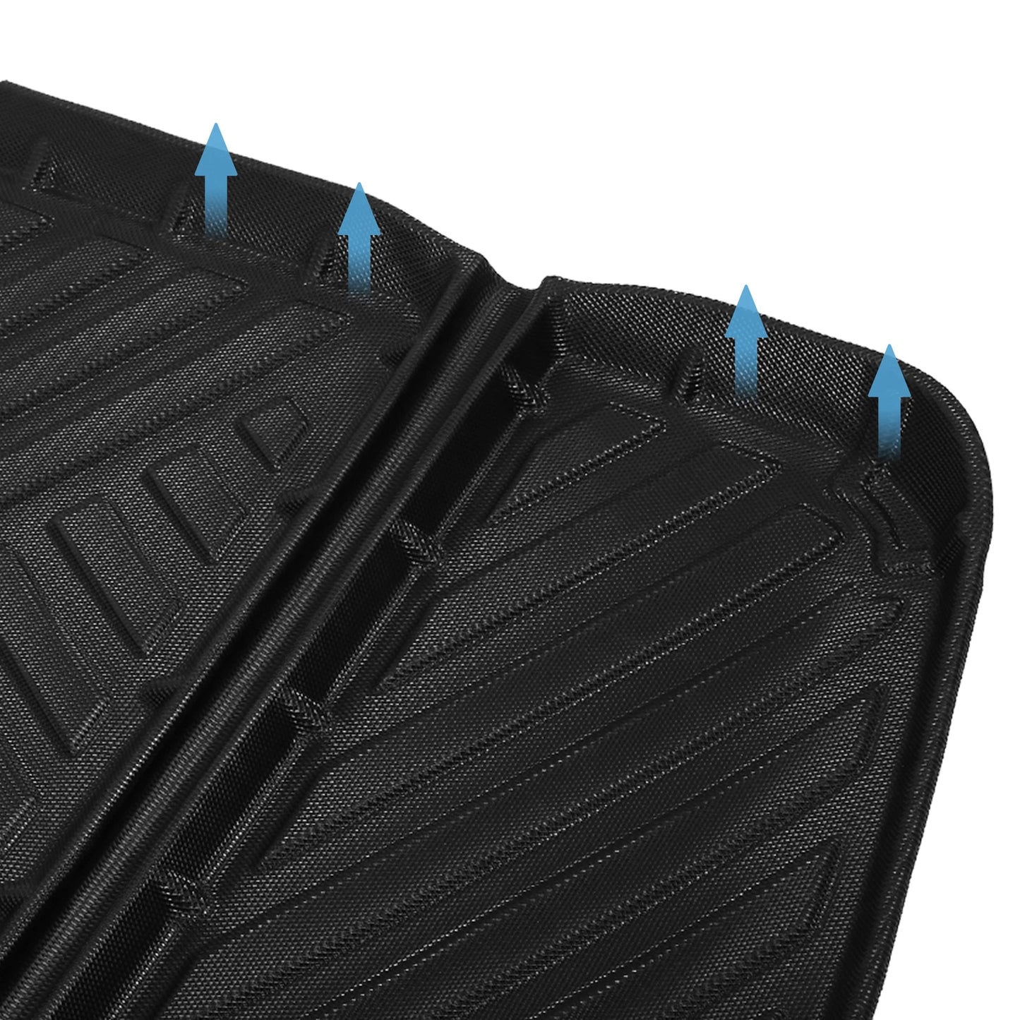 Trunk Mat TPE Cargo Liner for Ford Edge 2015-2022 Rear Floor Mat