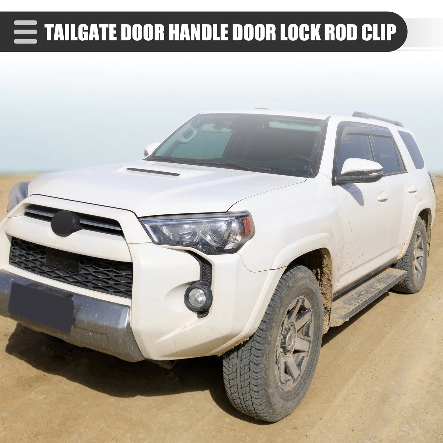 Tailgate Door Handle Lock Rod Clips for Toyota