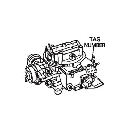 Rochester Quadrajet CHEV Pollution Top Cover Gasket for CHEV