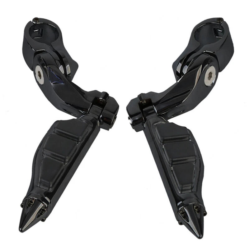 Foot Pegs 1.25'' Highway Bar Mount for Harley Touring Dyna Softail