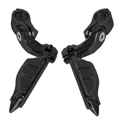 Foot Pegs 1.25'' Highway Bar Mount for Harley Touring Dyna Softail