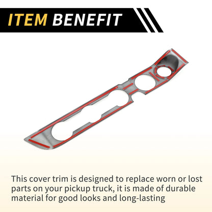 Carbon Fiber Console AC Switch Button Control Trim for Toyota Tacoma (2016-2023)