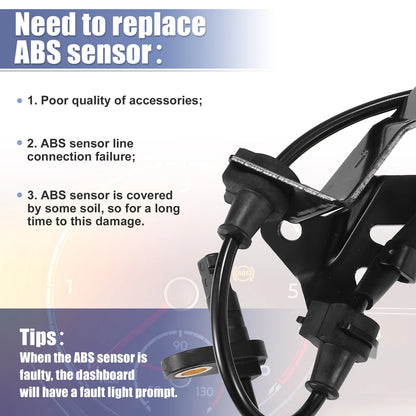 4pcs Front Rear Left Right ABS Sensor for Honda Accord (2008-2012)