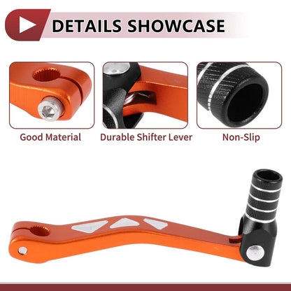 Folding Motorcycle Gear Shifter Lever for Yamaha TTR 50cc Orange Black