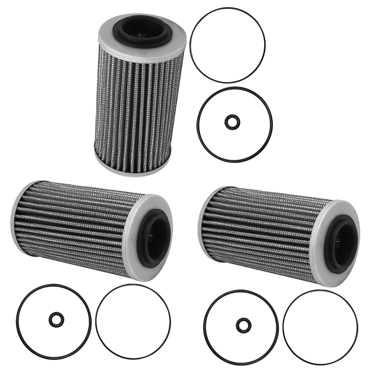 Oil Filter w/O-Rings for Sea-Doo BRP 130HP-300HP GTI/RXT/RXP/GTX 3PCS