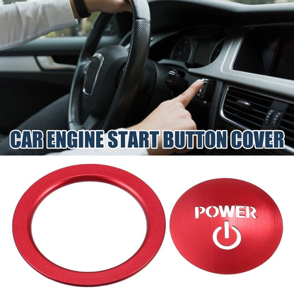 Engine Start Stop Button Cover Set Red for Toyota Vellfire 30 Series (2015–2022)