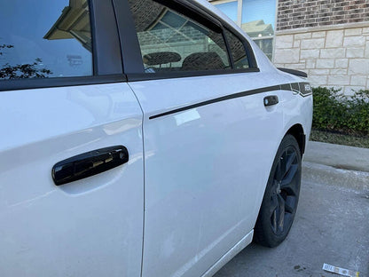 Gloss Black Door Handle Covers for 2011-2020 Dodge Charger (2011-2020)