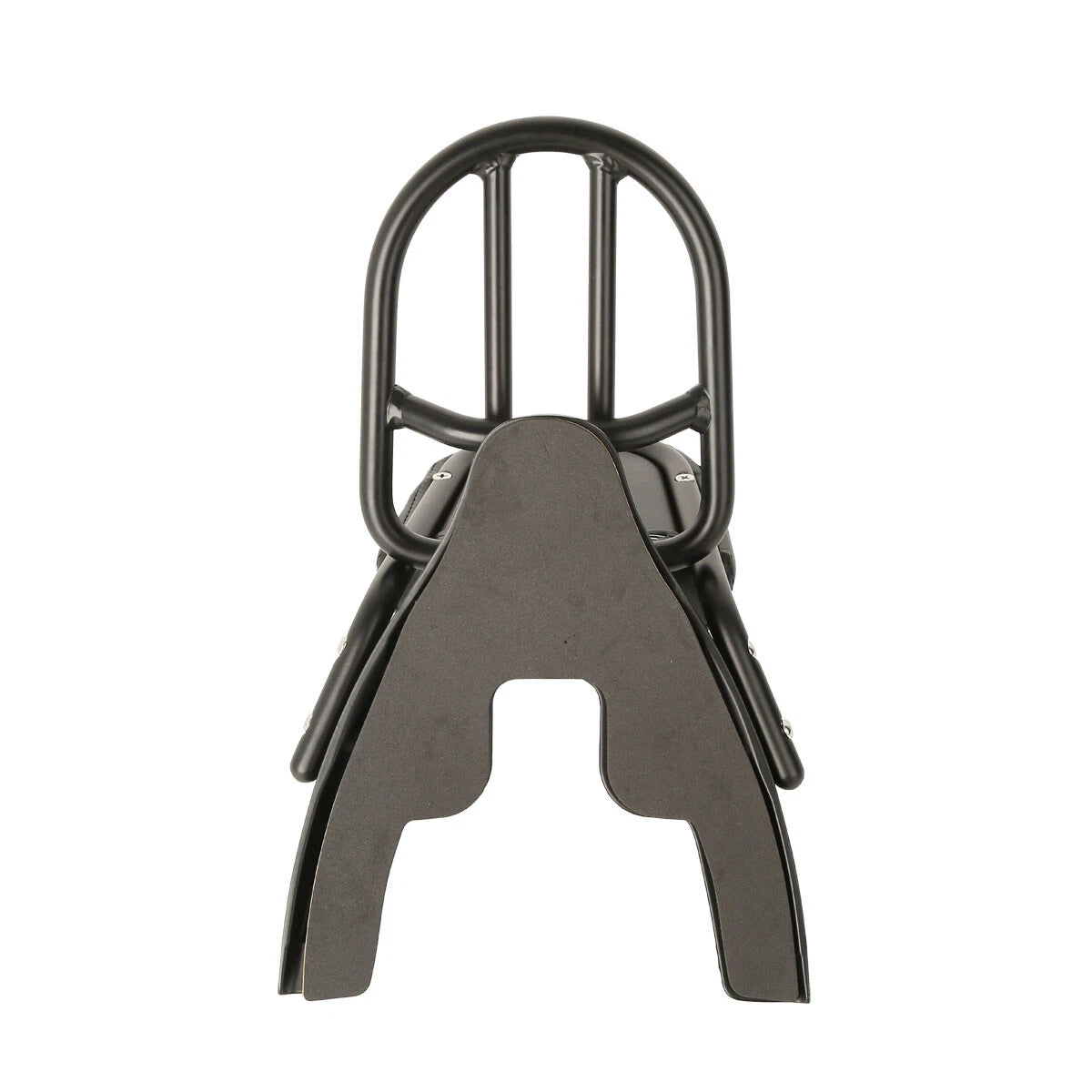 Black Backrest Sissy Bar w/ Rack for Harley V-Rod VRSCA (2002-2006)