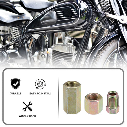 35pcs Brake Line Tube Fittings 3/16in Hydraulic Union for Motorcycle